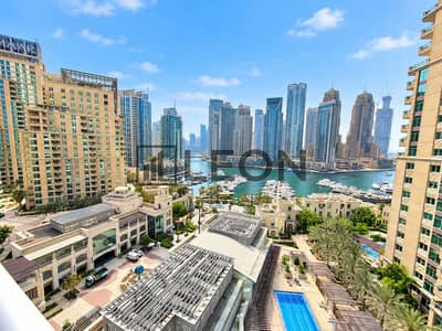 شقة 1 غرفة نوم للايجار في دبي مارينا، دبي - Dubai Marina Skyline from Above. png شقة 1 غرفة نوم للايجار في دبي مارينا، دبي - Dubai Marina Skyline from Above. png