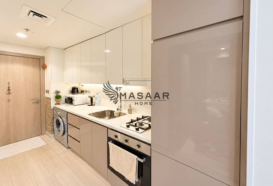 5 Modern Taupe Galley Kitchen Interior. png