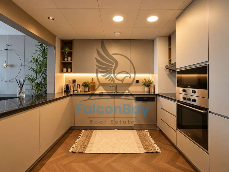 13 Warm Minimalist U-Shaped Kitchen-2. png