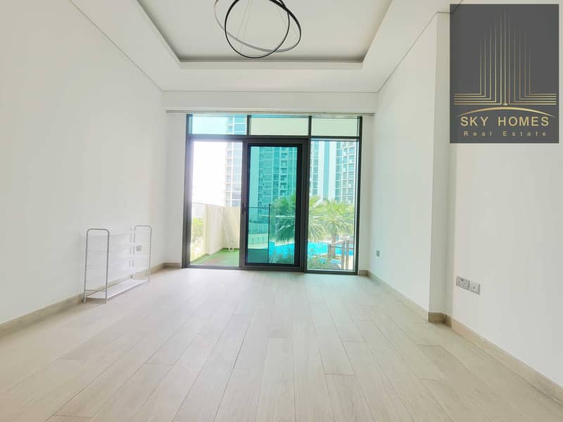 Specious semi furnished studio available for rent just in 50k with 4cheques with all amenities