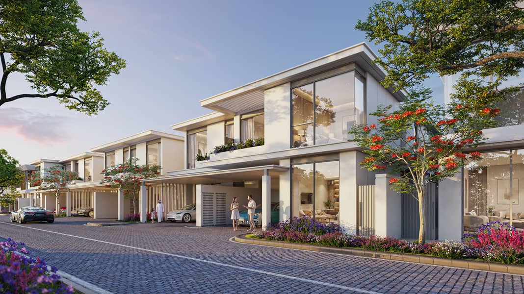 6 Townhouse_6Plex Type A_Front Street View_8K. jpg