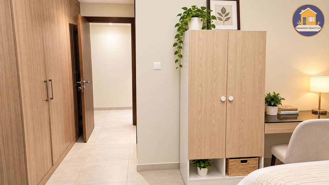 5 Warm Minimalist Bedroom with Open Doorway. png