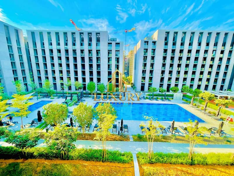 Pool View 1BHK with Balcony | Yearly Rent AED 57K | 4 Cheques | Aljada Pool View 1BHK with Balcony | Yearly Rent AED 57K | 4 Cheques | Aljada