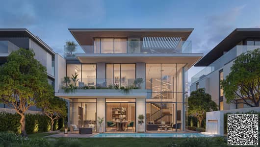 فلیٹ 5 غرف نوم للبيع في أم فنين، الشارقة - Villa 6BR_V1_Back View Night_8K. jpg