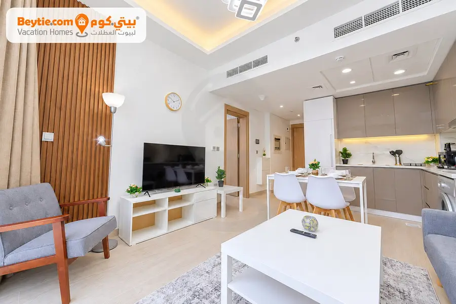 A Bright Huge New Fully Furnished 1 BR in Riviera-14