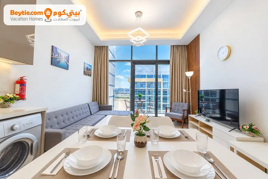 A Bright Huge New Fully Furnished 1 BR in Riviera-14