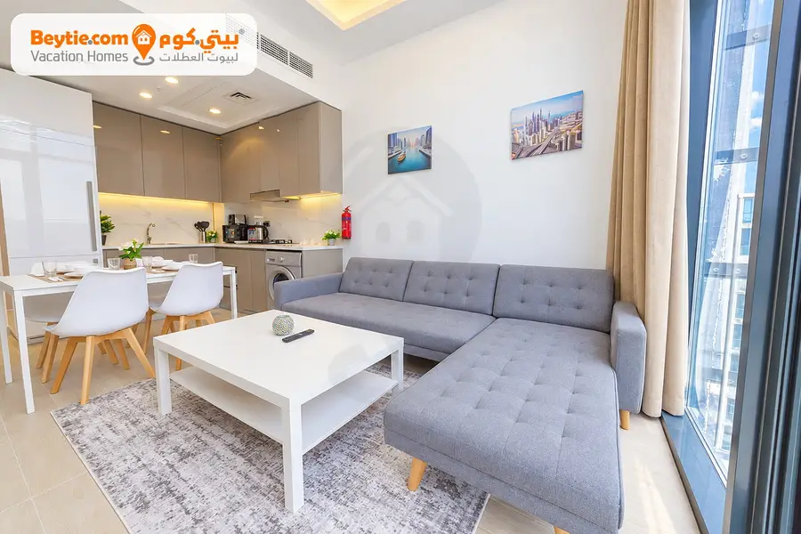 A Bright Huge New Fully Furnished 1 BR in Riviera-14