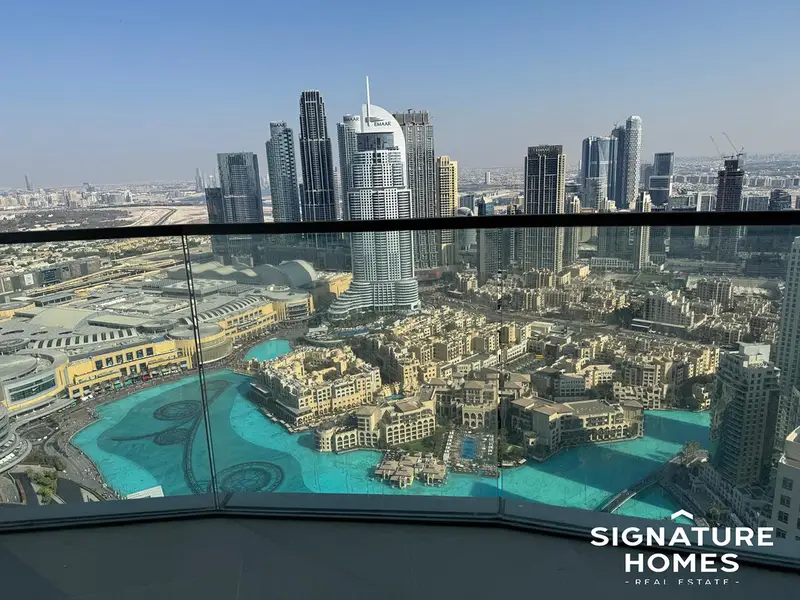 Burj and Full Fountain Views | Vacant | Brand New