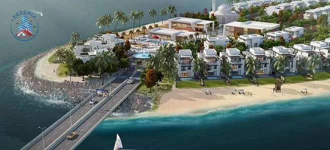 تاون هاوس 4 غرف نوم للبيع في مدينة أجمل مكان - واجهة الشارقة البحرية، الشارقة - Sea-Villas-by-Ajmal-Makan-Location. webp