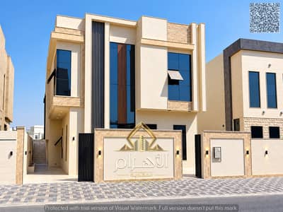 فیلا 5 غرف نوم للبيع في الزاهية، عجمان - واجهة فيلا عصرية فاخرة. jpg