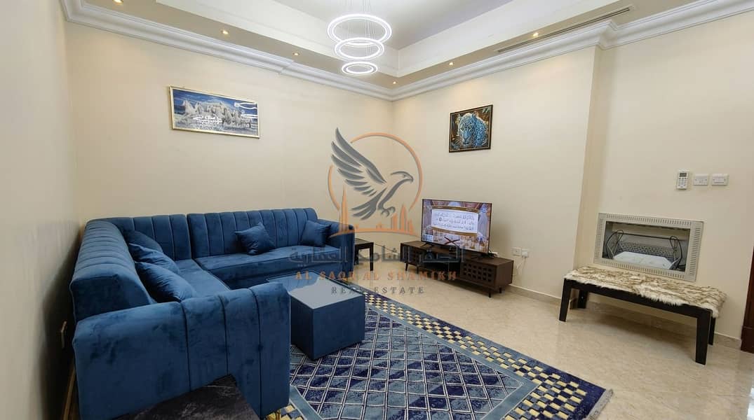 2 3 غرف وصاله مع 3 حمام للايجار الشهري بالفرش في الروضه 3 بسعر 6880 شامل الفواتير (2). jpeg