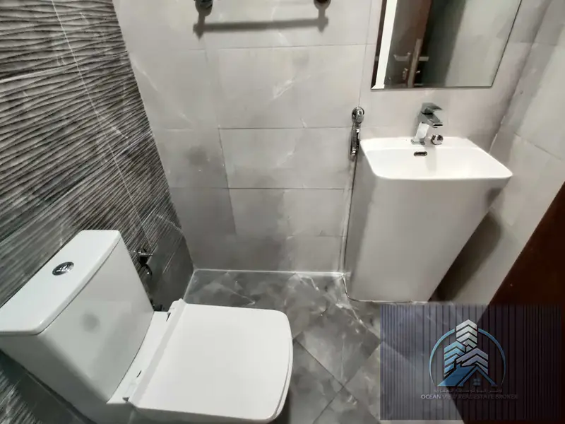 ROAD AND OPEN VIEW 1BHK WITH BALCONY WITH MASTER BEDROOM ALL AMENITIES RENT ONLY 55K
