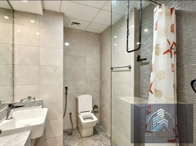 ROAD AND OPEN VIEW 1BHK WITH BALCONY WITH MASTER BEDROOM ALL AMENITIES RENT ONLY 55K
