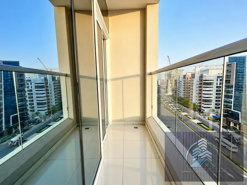 ROAD AND OPEN VIEW 1BHK WITH BALCONY WITH MASTER BEDROOM ALL AMENITIES RENT ONLY 55K