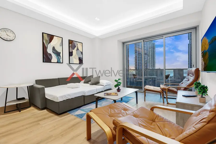 Furnished 1BR Apartment | Marina Tower Dubai Marina | Balcony & Marina View