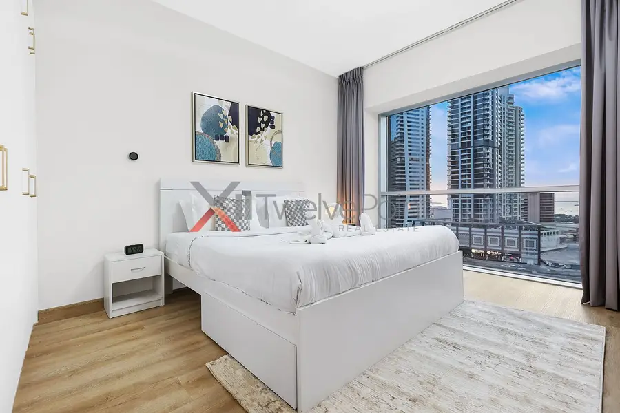 Furnished 1BR Apartment | Marina Tower Dubai Marina | Balcony & Marina View