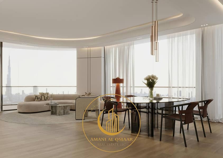 Full Burj & Canal View | 1BR Apartment | Binghatti Skyrise Tower
