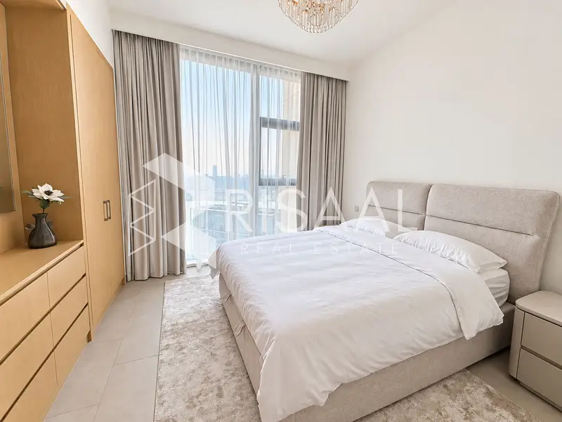 High-Floor 1BR | Furnished Waterfront | Spacious Layout