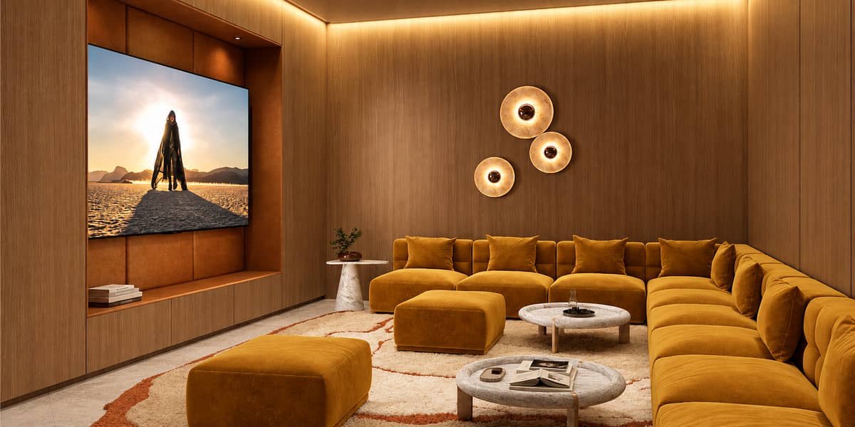 14 Warm Modern Home Theater Lounge. png