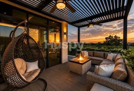 5 Bedroom Villa for Sale in Jumeirah Golf Estates, Dubai - Bespoke Upgrades | Sunset Golf View | Furnished