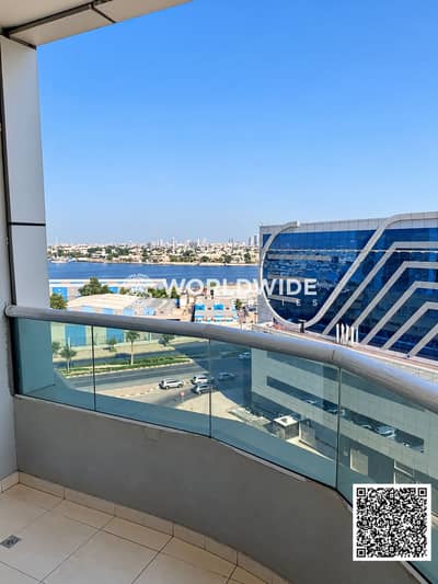 1 Bedroom Flat for Rent in Al Bustan, Ajman - Bright property interior with QR code-1. png