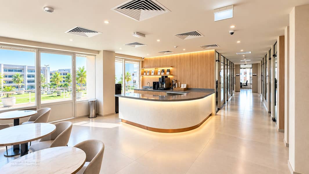 4 Modern Reception Lounge with Coffee Bar. png