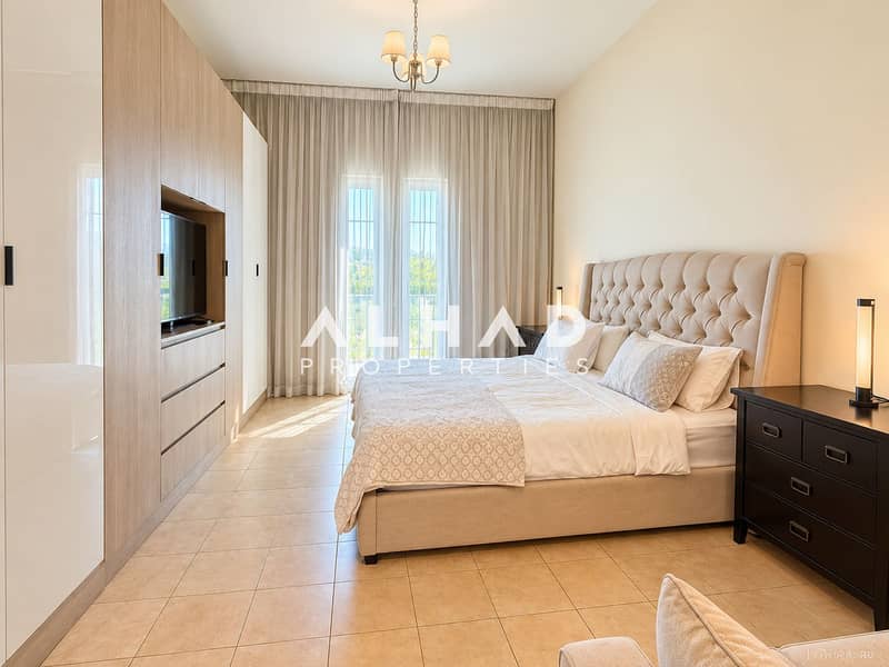 9 Modern Beige Bedroom with Built-In Wardrobe. png