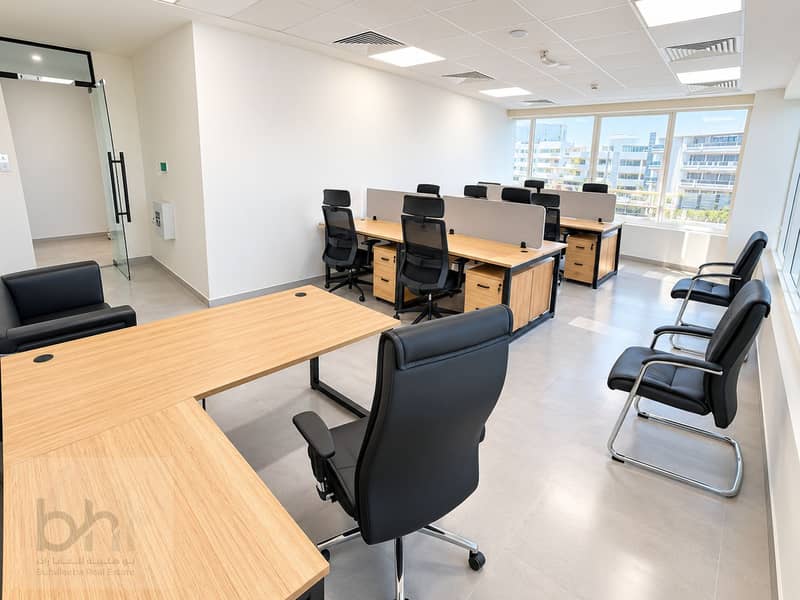 Bright Modern Open-Plan Office. png Bright Modern Open-Plan Office. png