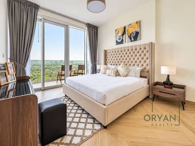 Appartement de 1 chambre à à louer à Wasl 1, Dubai - Airy Modern Bedroom with Balcony Views. png Appartement de 1 chambre à à louer à Wasl 1, Dubai - Airy Modern Bedroom with Balcony Views. png