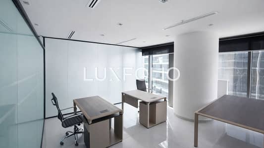 Office for Rent in Business Bay, Dubai - Partitioned Office | Vacant Now | Canal View