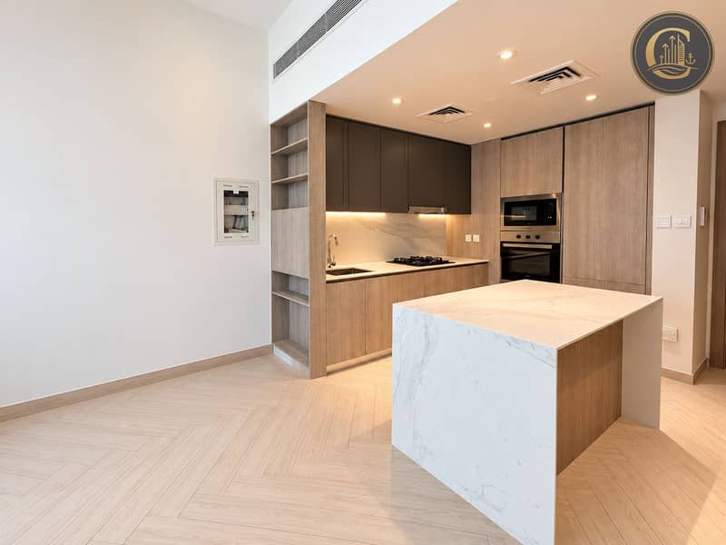 3 Minimalist Empty Kitchen Interior. png
