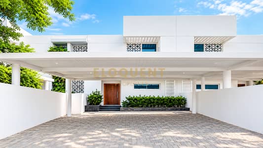 3 Bedroom Townhouse for Rent in Mudon, Dubai - Modern White Villa with Lush Courtyard. png