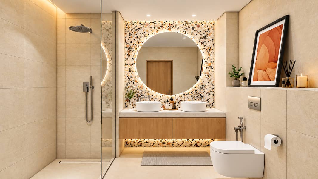 9 Warm Terrazzo Spa Bathroom. png