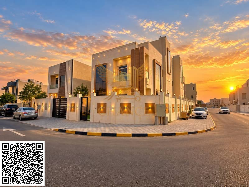 Modern Villa at Golden Hour (6). png Modern Villa at Golden Hour (6). png