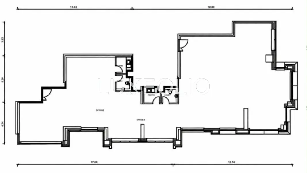 Fitted Office | High Floor | 6 Parking | Vacant
