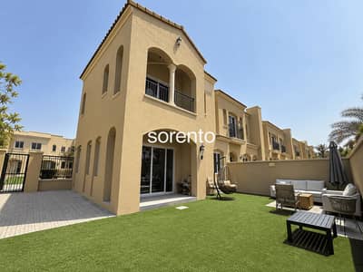 3 Bedroom Townhouse for Rent in Serena, Dubai - FULLY FURNISHED | CORNER PLOT | 3BR + MAID