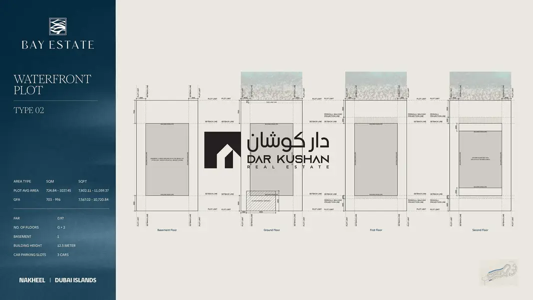 PREMIUM VILLA PLOT | G+2 + BASEMENT | BAY ESTATE - PAYMENT PLAN