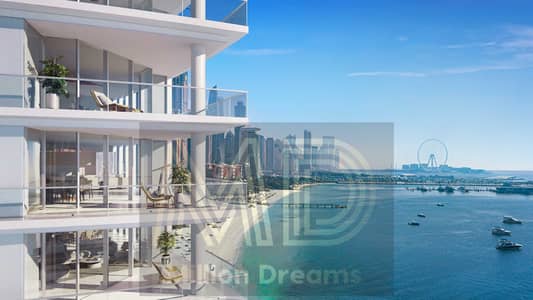 2 Schlafzimmer Wohnung zum Verkauf in Palm Jumeirah, Dubai - 02_Beachfront_Tower_View. jpg 2 Schlafzimmer Wohnung zum Verkauf in Palm Jumeirah, Dubai - 02_Beachfront_Tower_View. jpg