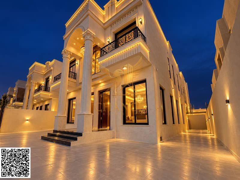 4 Luxurious Blue-Hour Villa Exterior. png