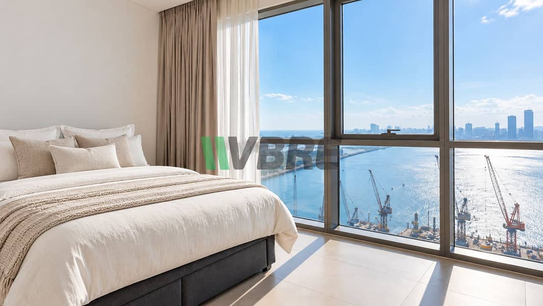 8 Sunlit Coastal Bedroom with Waterfront View. png