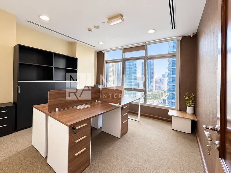 8 Modern Office with City Skyline Views