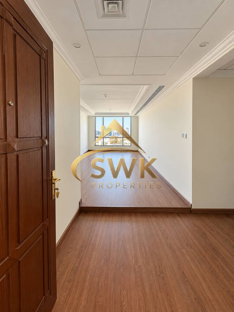 16 Modern Apartment Hallway with City View. png