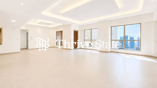 4 Bedroom Flat for Rent in Jumeirah Beach Residence (JBR), Dubai - Fully Upgraded | High Marina & Sea Views | Vacant 4 Bedroom Flat for Rent in Jumeirah Beach Residence (JBR), Dubai - Fully Upgraded | High Marina & Sea Views | Vacant