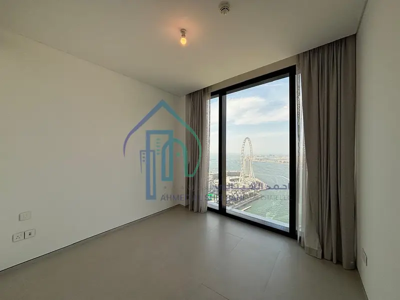 2BR Sea And Ain View | Jumeirah Gate Tower 1 | Unfurnished Corner Layout