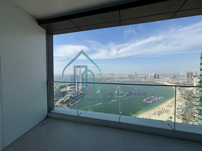 2BR Sea And Ain View | Jumeirah Gate Tower 1 | Unfurnished Corner Layout