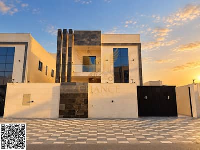 4 Camere Villa in vendita a Al Zahya, Ajman - Modern Villa at Golden Hour-1. png 4 Camere Villa in vendita a Al Zahya, Ajman - Modern Villa at Golden Hour-1. png