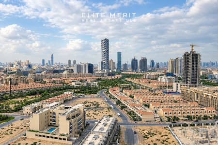 2 Schlafzimmer Wohnung zum Miete in Jumeirah Village Circle (JVC), Dubai - Modern Middle Eastern City Panorama. png 2 Schlafzimmer Wohnung zum Miete in Jumeirah Village Circle (JVC), Dubai - Modern Middle Eastern City Panorama. png