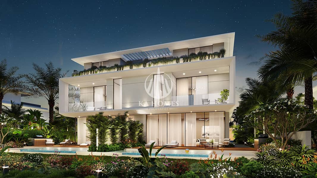8 Villa_01 Rear night view. jpg