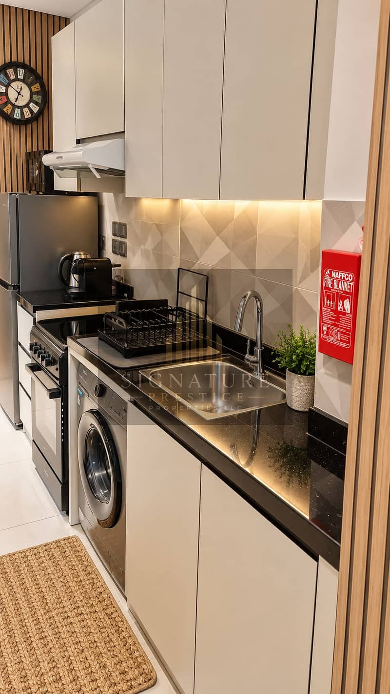 6 Modern Galley Kitchen with Laundry Nook. png