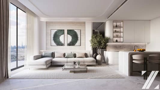 2 Bedroom Flat for Sale in Dubai Healthcare City Phase 2, Dubai - 2Bedroom-Livingroom-Pinecal-01_Post. jpg